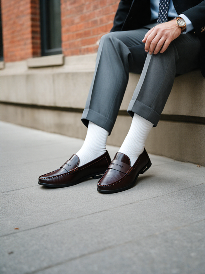 James men's shoes in genuine leather with a high-quality finish