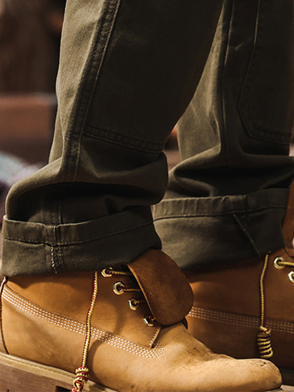 Adrian - RUGGED WORKWEAR STRAIGHT-LEG UTILITY TROUSERS