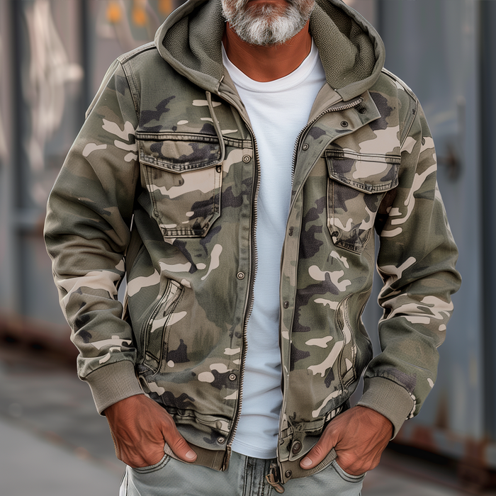 Vernon | Jacket with camouflage pattern