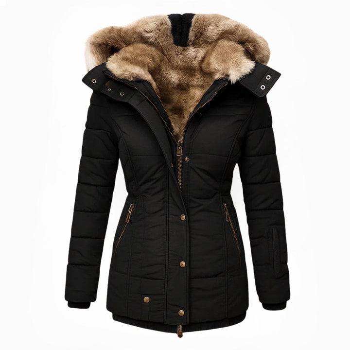 Ava | Winter Coat with Fur Lining