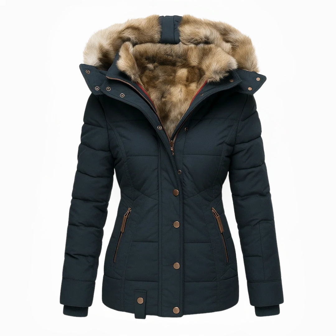 Ava | Winter Coat with Fur Lining