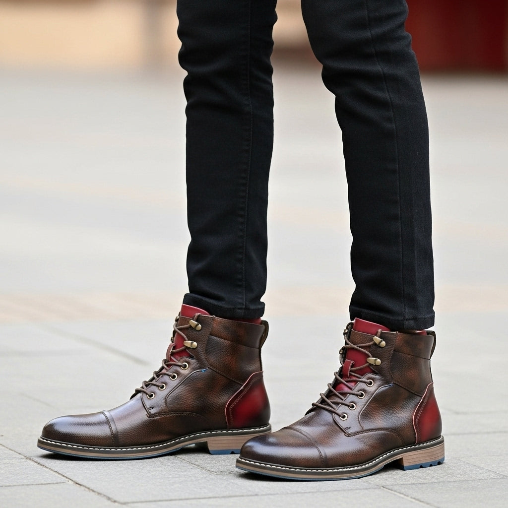 Ethan | Handcrafted Leather Oxford Boots
