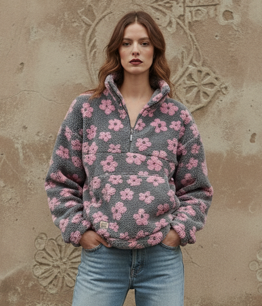 Averon | Daisy — Floral Soft Fleece