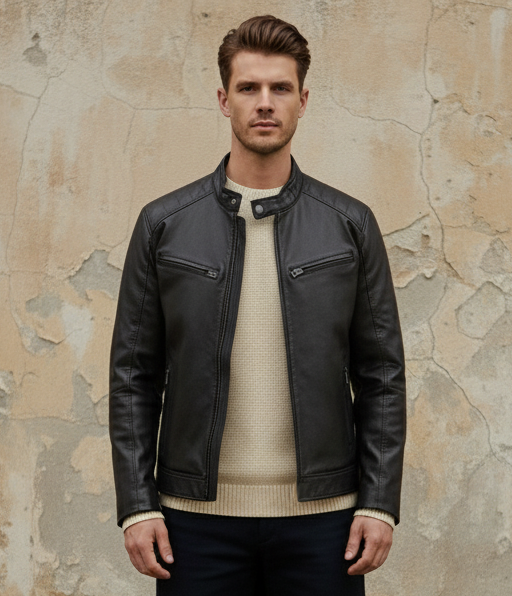Mark | Men's Leather Jacket