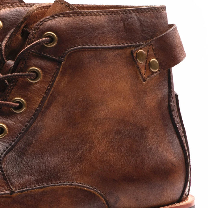 Adam | Men's Retro Round Toe Boots