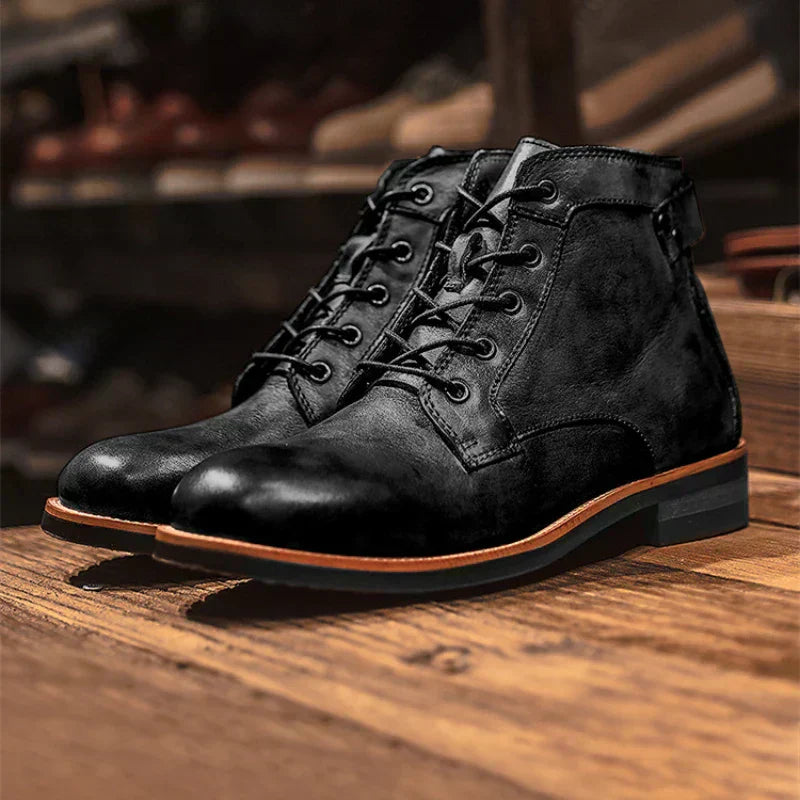 Adam | Men's Retro Round Toe Boots