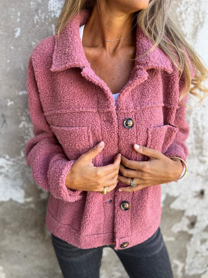 Rose | Cozy Buttoned Jacket