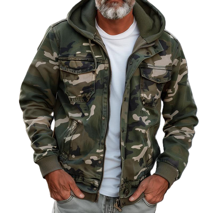 Vernon | Jacket with camouflage pattern