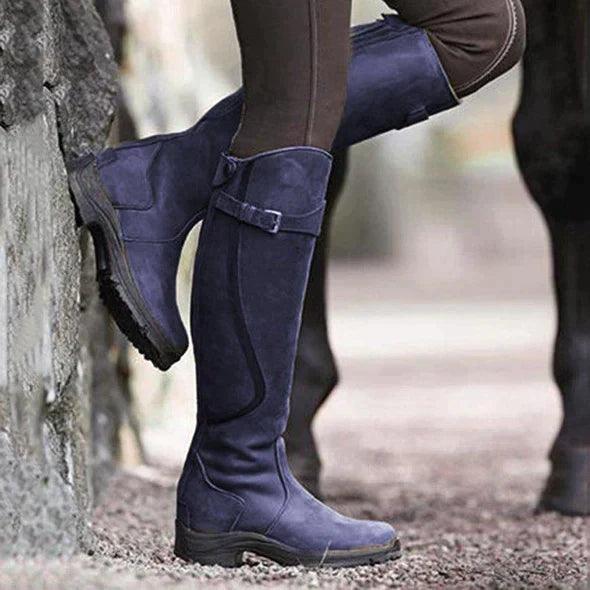 Evie | Waterproof Leather Riding Boots